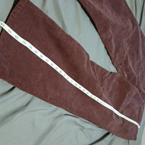 Banana Republic Men's Corduroy‎ Pants - Deep Burgundy. Sz.34 X32 Slim. NWT - Picture 8 of 16